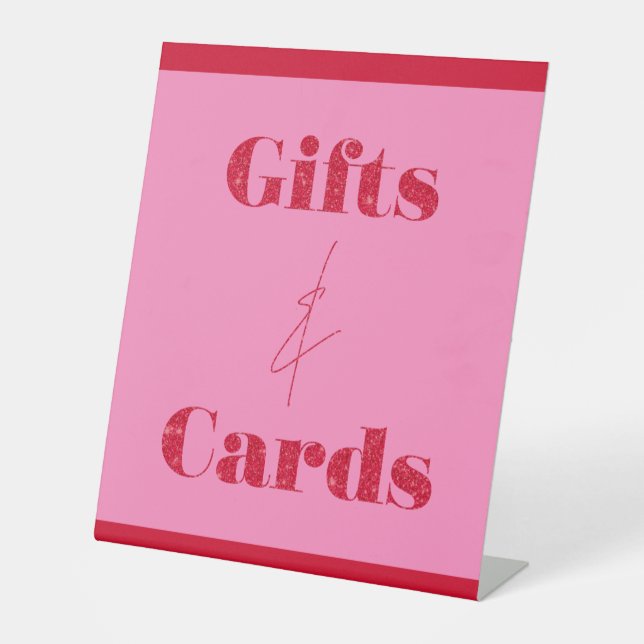 Signe De Table Cartes Cadeaux d'Anniversaire Élégantes et Chic Ro (Recto)