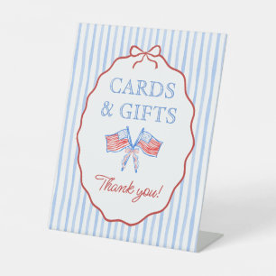 Signe De Table Cartes d'anniversaire et cadeaux mignons du 4 juil