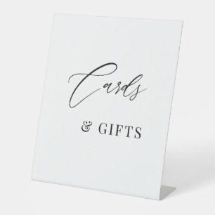 Signe De Table Cartes de calligraphie élégantes & Cadeaux de mari