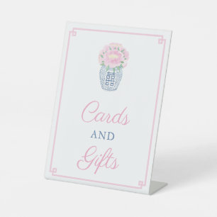 Signe De Table Cartes de mariage et cadeaux élégants pivoines ros