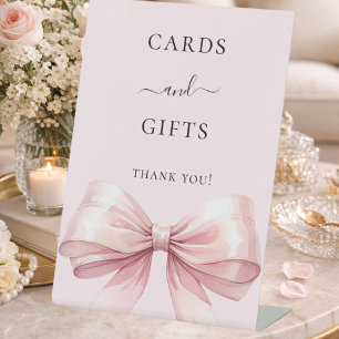 Signe De Table Cartes de réception fille arc en ciel rose cadeaux
