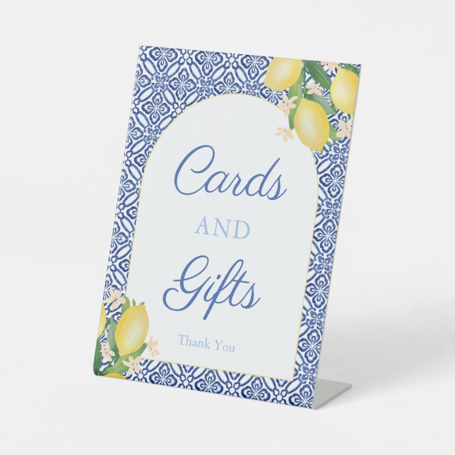 Signe De Table Cartes Et Baby showers Cadeaux Arch Modernes (Recto)