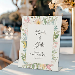 Signe De Table Cartes et cadeaux ! Charme de jardin fleur sauvage
