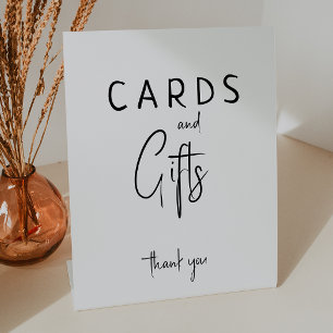 Signe De Table Cartes et cadeaux de Baby shower neutres simples e