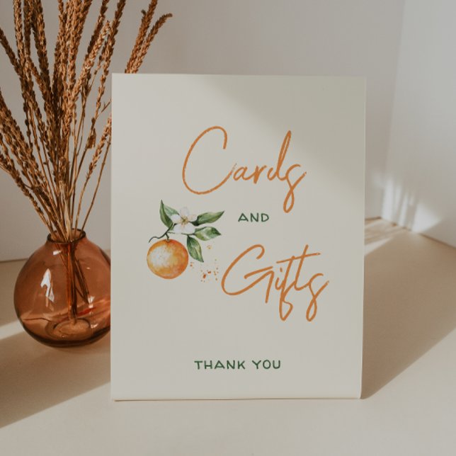 Signe De Table Cartes et cadeaux de Baby shower pour Citrus Littl (Créateur téléchargé)