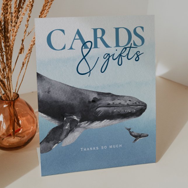 Signe De Table Cartes et cadeaux de Baby shower Rustic Ocean mode (Créateur téléchargé)