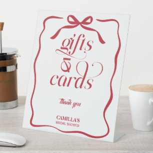 Signe De Table Cartes et cadeaux de fête prénuptiale That's Amore