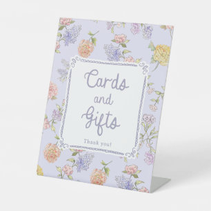 Signe De Table Cartes et cadeaux de Fêtes des mariées florales po