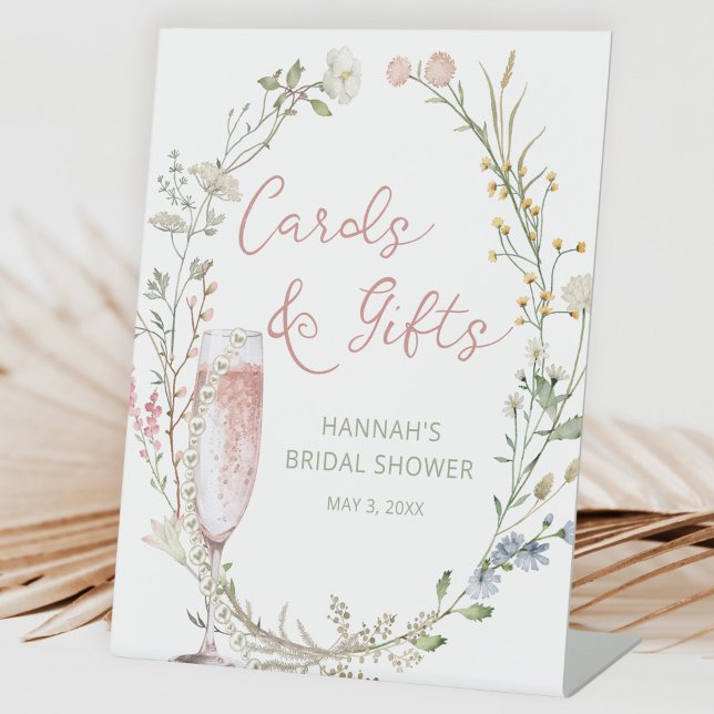 Signe De Table Cartes et Cadeaux de Réception de Mariage Perles e (Créateur téléchargé)