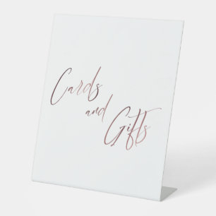 Signe De Table Cartes et cadeaux Décontracté or pour écriture man