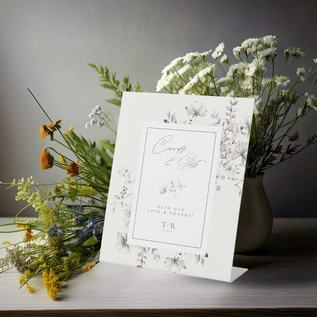 Signe De Table Cartes et cadeaux Fleurs sauvages Delicate ID1102 (Créateur téléchargé)