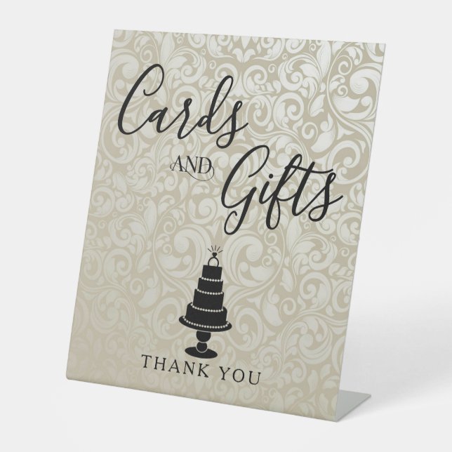 Signe De Table Cartes et cadeaux mariages (Recto)