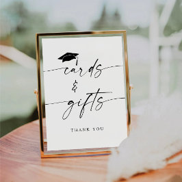 Signe De Table Cartes et cadeaux minimalistes