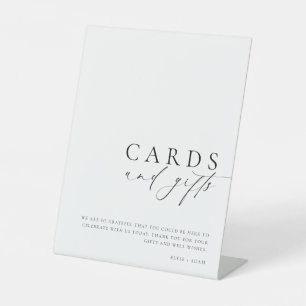 Signe De Table Cartes et cadeaux minimalistes Ellesmere