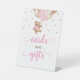 Signe De Table Cartes et Cadeaux Ourson Fête Prénatale