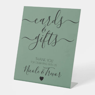 Signe De Table Cartes et Cadeaux Personnalisés Mariage Vert