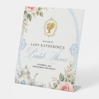 Signe De Table Carton d'invitation de douche de mariée Bridgerton