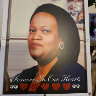 Signe De Table Celebration of Life Customize Photo tabletop 