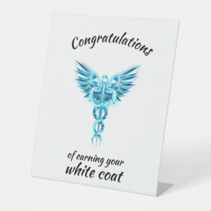 Signe De Table Cérémonie de la robe blanche Crystal Médicale