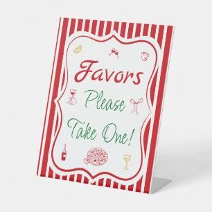 Signe De Table C'Est Plus De Faveurs De Fête des mariées