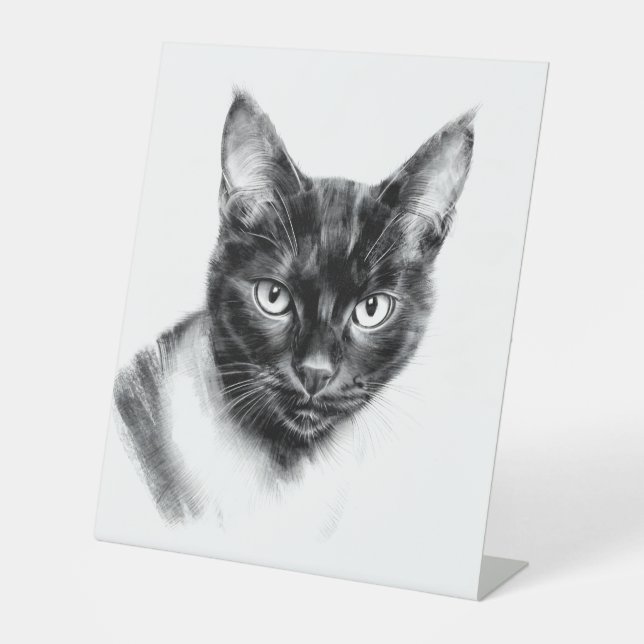 Signe De Table Charbon de Chat (Recto)