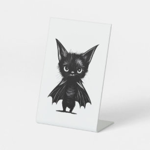 Signe De Table Chaton Noir Grumpy Halloween En Costume De Chat