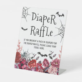 Signe De Table Chauve-souris Raffle Halloween Baby shower
