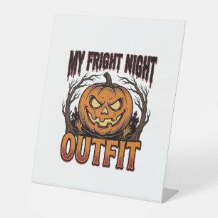 Signe De Table Chemise de déguisement Halloween Tenue Citrouille