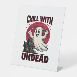 Signe De Table Chemise de fantôme d'Halloween Design Zombie Haunt