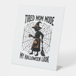 Signe De Table Chemise de maman Halloween Costume fatigué Graphiq