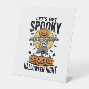 Signe De Table Chemise Épouvantail Citrouille Graphique Halloween
