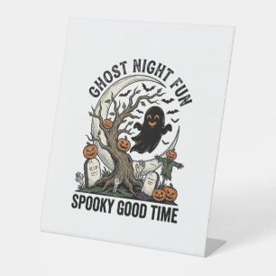 Signe De Table Chemise fantôme Halloween Design fun cimetière vin
