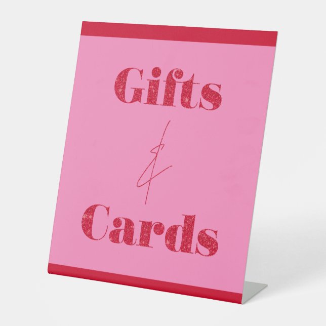 Signe De Table Chic Elegant Rose Rouge Cadeaux Anniversaire Carte (Recto)