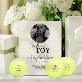 Signe De Table Chien Photo Mariage Tennis Ball Favoriser