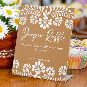 Signe De Table Cielito lindo terracotta baby shower tombole