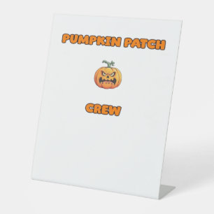 Signe De Table Citrouille Patch Crew Correspondance des tenues d'