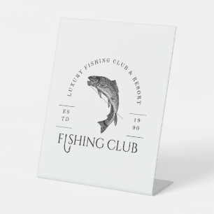Signe De Table Club de pêche