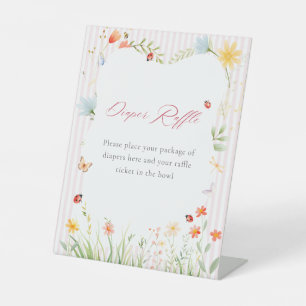 Signe De Table Cochonnet Rose Fleur Jardin Tombola Couches