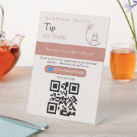 Code QR Aesthetic Blush pour pourboire Venmo | Ven