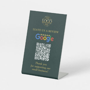Signe De Table Code QR simple personnalisé pour les avis Google a