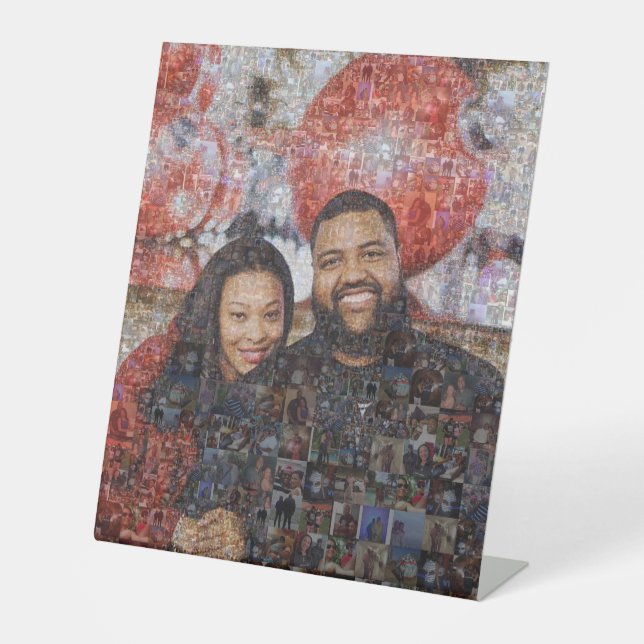 Signe De Table Collage photo (Recto)