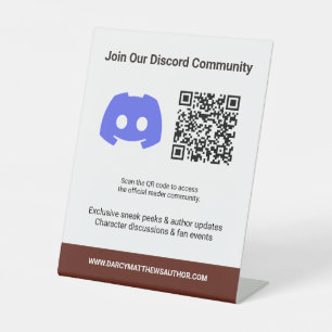 Signe De Table Communauté personnalisée de lecteurs fans promotio