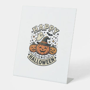 Signe De Table Conception de chemise fantôme citrouille Halloween