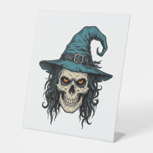 Signe De Table Conception de chemise vectorielle Halloween Crâne