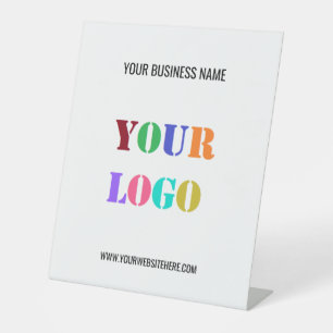 Signe De Table Concevez votre propre entreprise Pedestal Signer M