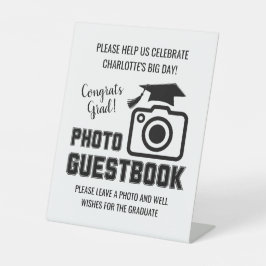 Signe De Table Congrats Grad Graduation Photo Guest Book