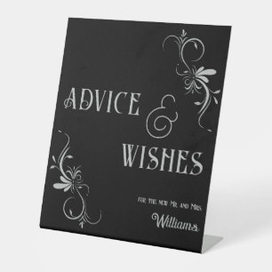 Signe De Table Conseil et souhaits d'argent gothique Whimsigoth M