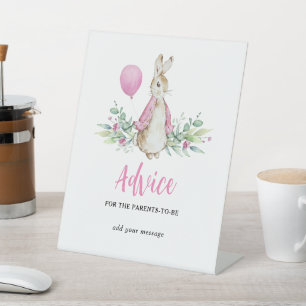 Signe De Table Conseil Peter Rabbit