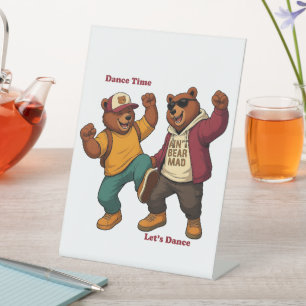 Signe De Table Cool Dancing Bears