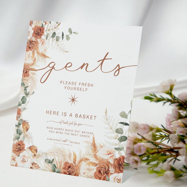 Signe De Table Corbeille de salle de bain élégante pour hommes de (Créateur téléchargé)